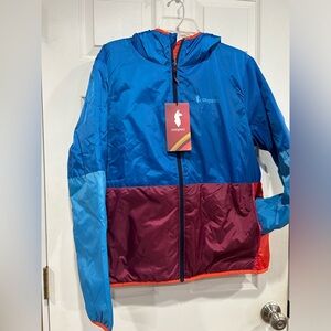 Cotopaxi Women’s Large Teca Calido Hooded Insulated Jacket NWT Blue Orange